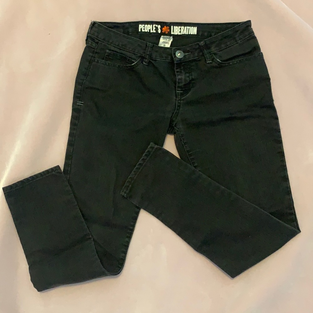 Peoples Liberation Black Skinny Jeans